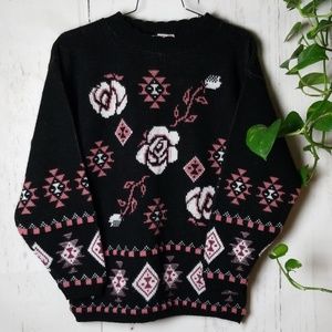 Vintage Adele knitwear sweater made in the USA